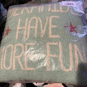 Mermaid Pillow Peking Handicraft throw Pillow Turquoise 16 x 16